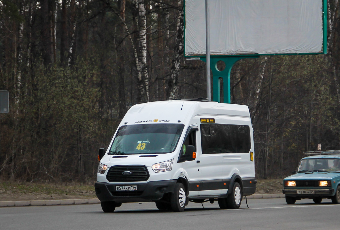 Новосибирская область, Нижегородец-222709  (Ford Transit) № Е 574 КР 154