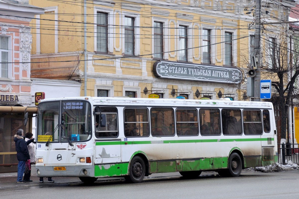 Тульская область, ЛиАЗ-5256.45 № 570