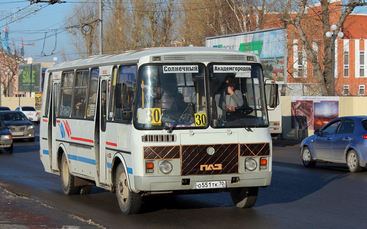 Томская область, ПАЗ-4234 № О 551 ТК 70