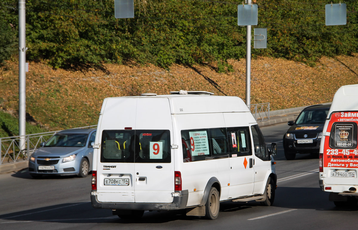 Новосибирская область, ПАЗ-3030 (Ford Transit) № Е 708 КС 154