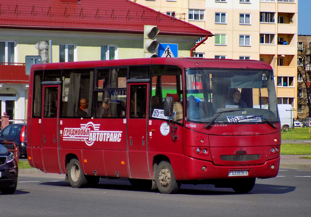 Гродненская область, МАЗ-256.170 № 011588