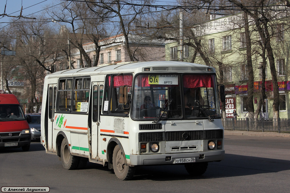 Воронежская область, ПАЗ-32054 № О 958 СН 36