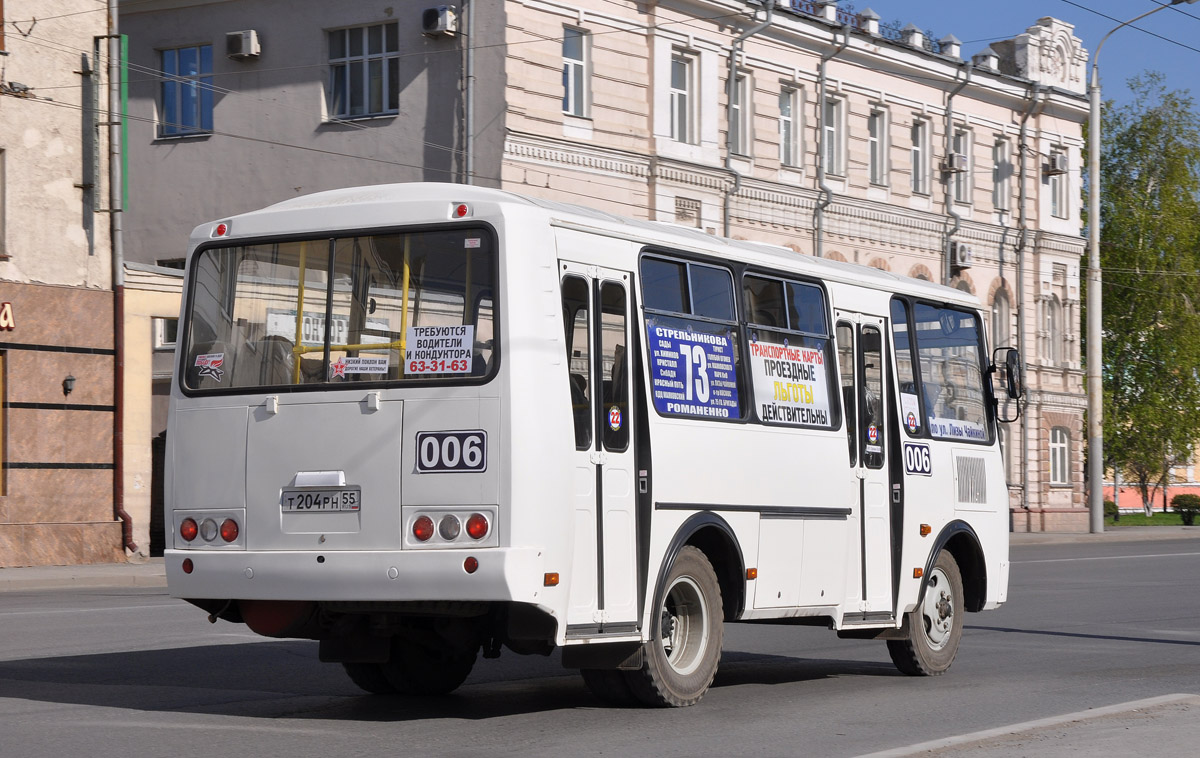 Омская область, ПАЗ-32054 № 006