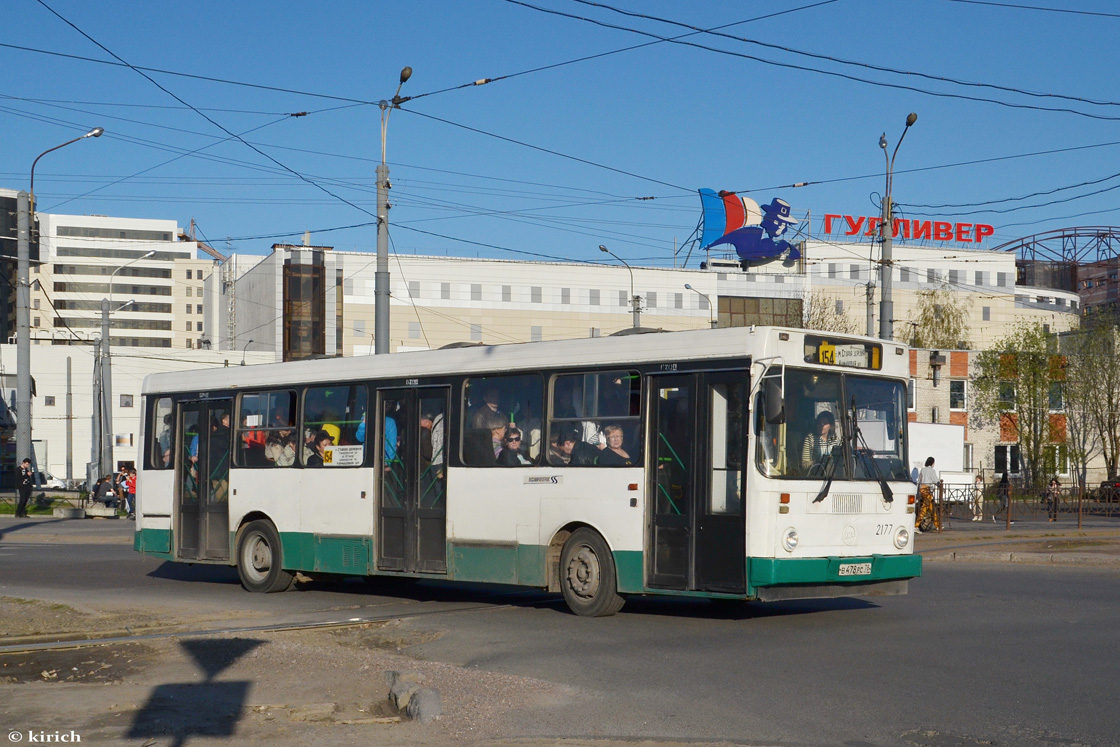 Санкт-Петербург, ЛиАЗ-5256.25 № 2177