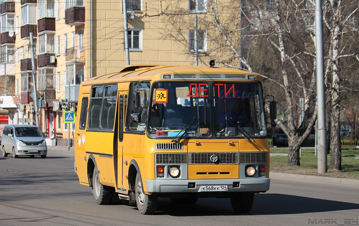 Красноярский край, ПАЗ-32053-70 № К 568 КК 124