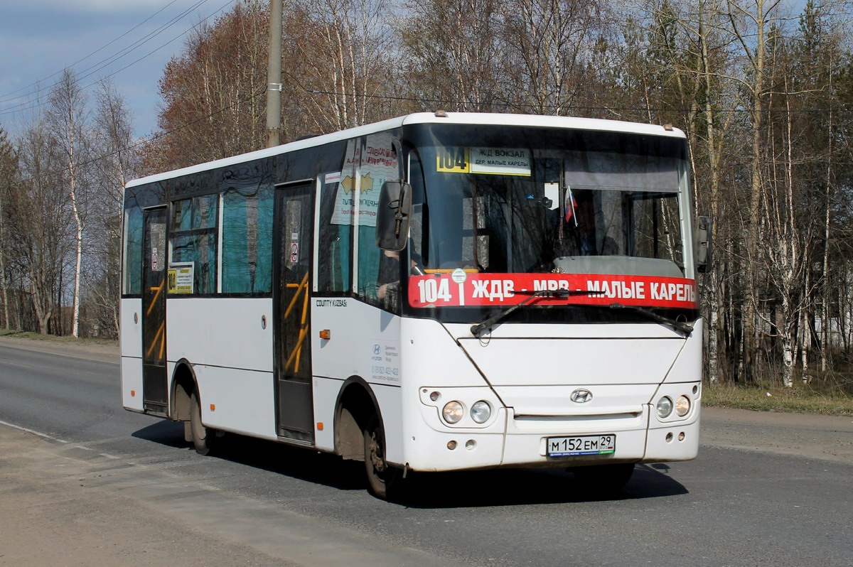 Archangelsko sritis, Hyundai County Kuzbas HDU2 Nr. М 152 ЕМ 29