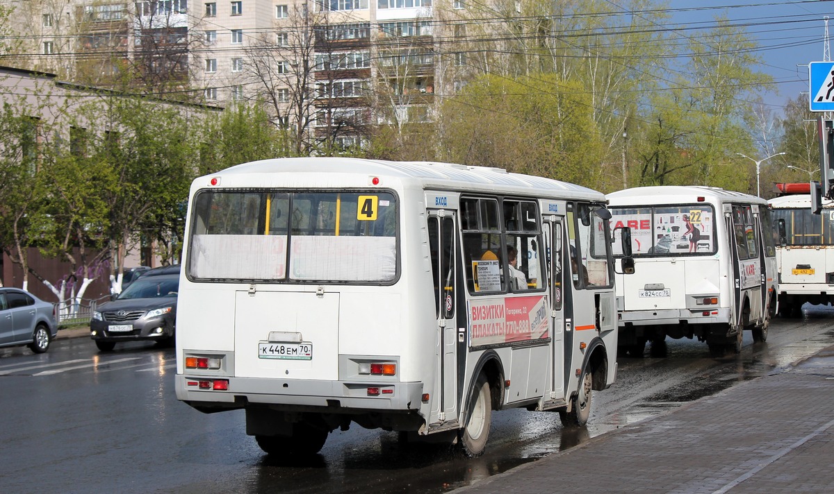 Томская область, ПАЗ-32054 № К 448 ЕМ 70