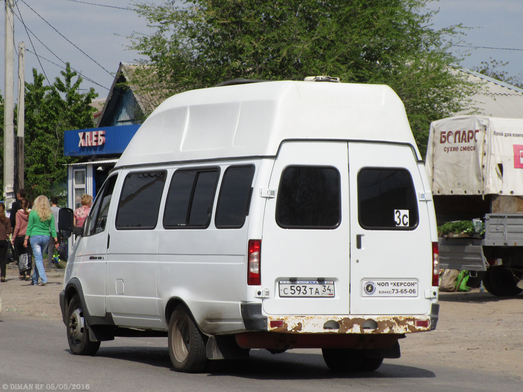 Волгоградская область, Луидор-225000 (ГАЗ-322133) № С 593 ТА 34