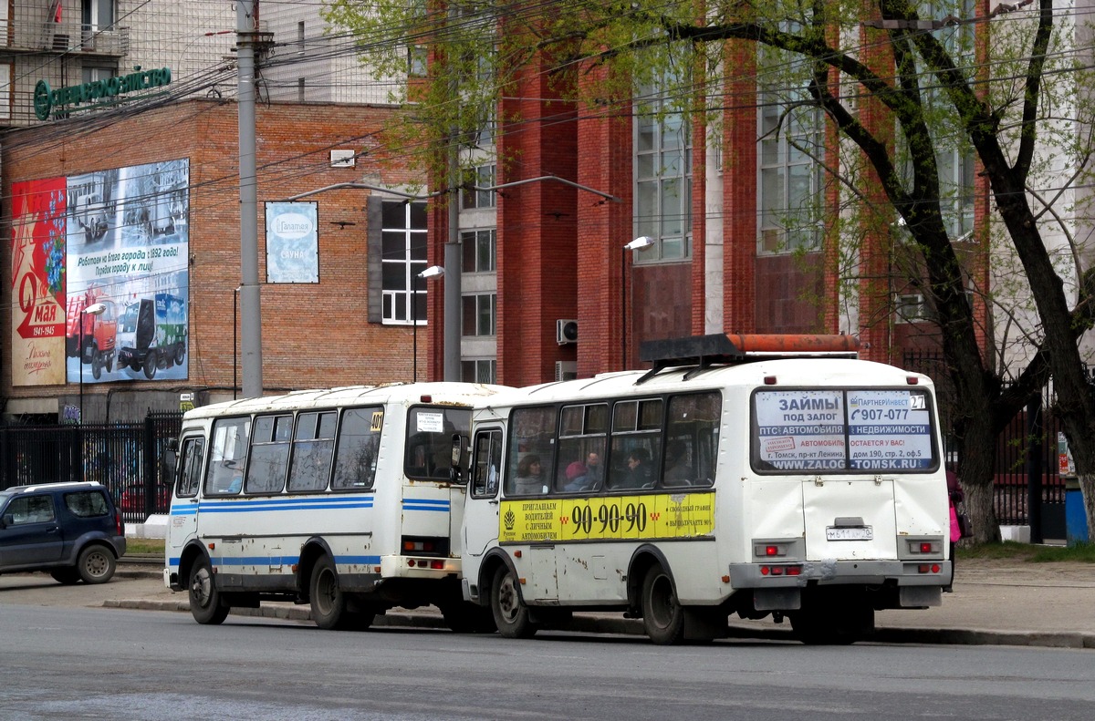 Томская область, ПАЗ-32054 № М 611 АМ 70