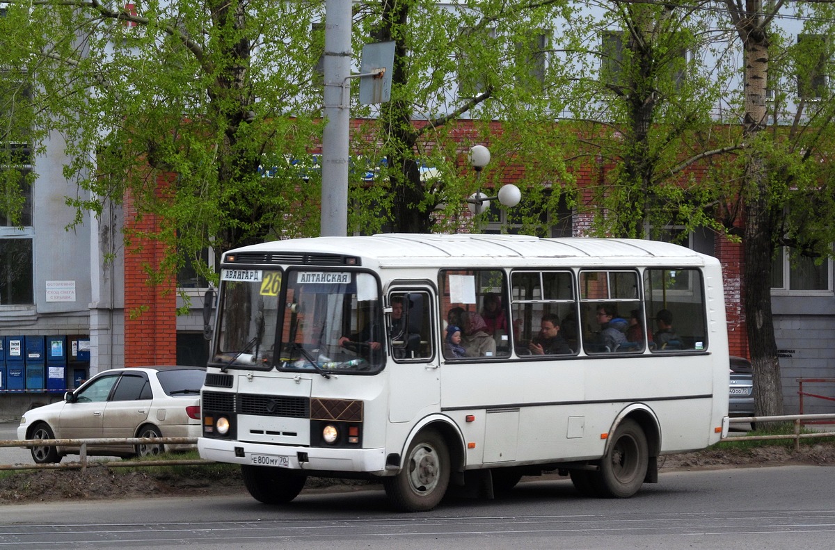 Томская область, ПАЗ-32054 № Е 800 МУ 70