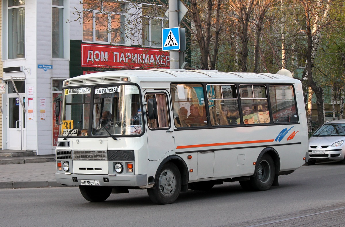 Томская область, ПАЗ-32054 № О 078 ОН 70