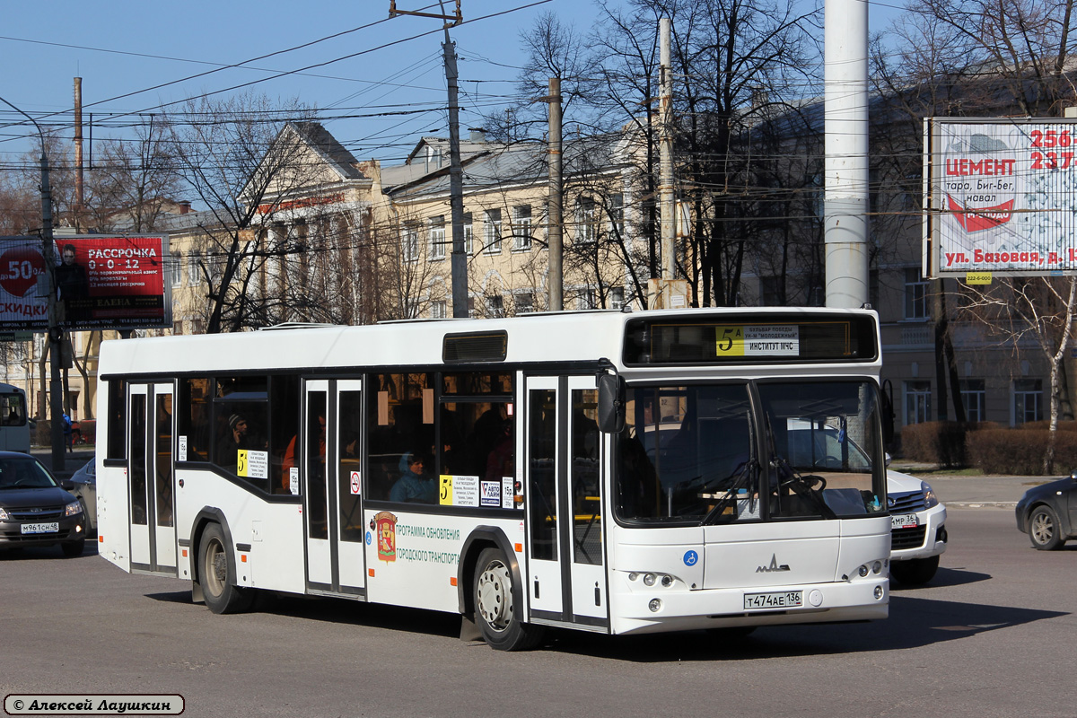 Воронежская область, МАЗ-103.465 № Т 474 АЕ 136