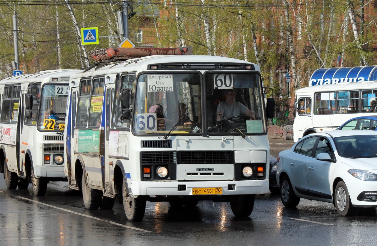 Томская область, ПАЗ-32054 № ВС 492 70