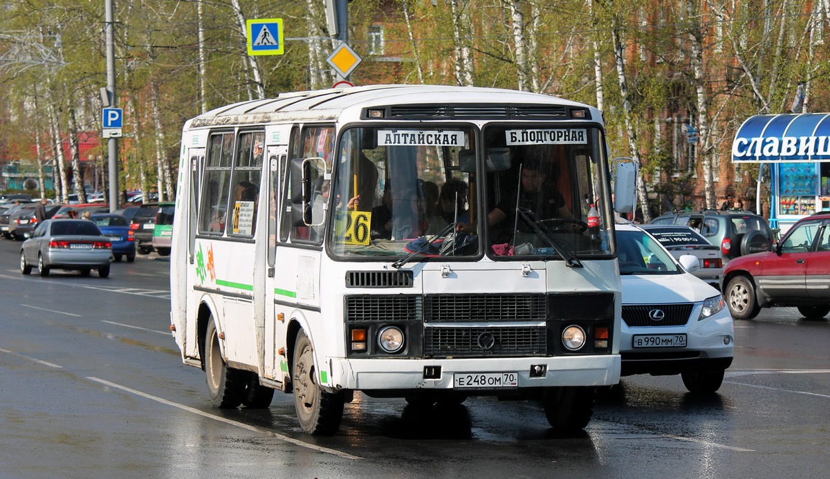 Томская область, ПАЗ-32054 № Е 248 ОМ 70