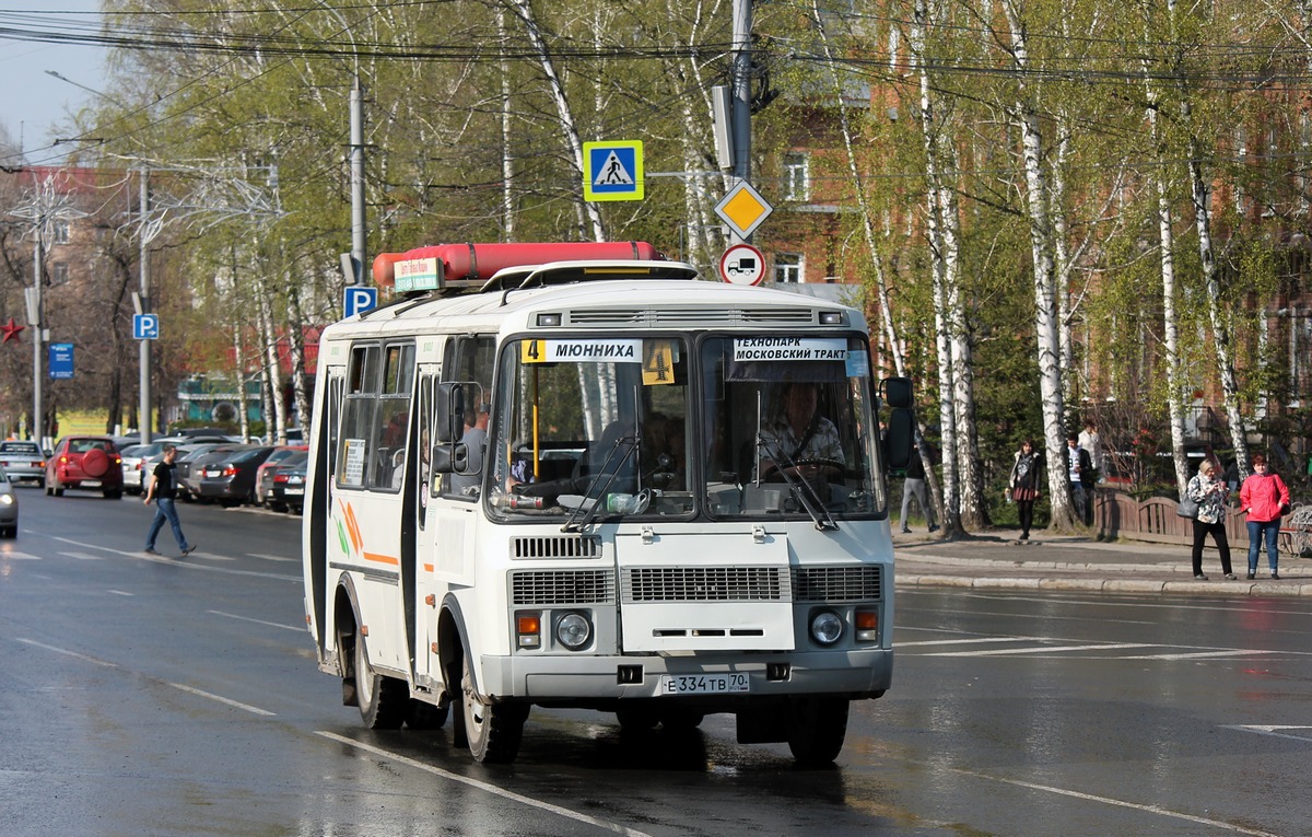 Томская область, ПАЗ-32054 № Е 334 ТВ 70