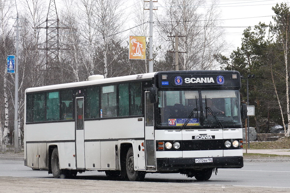 Ханты-Мансийский АО, Scania CK113CLB № Р 232 ВВ 186