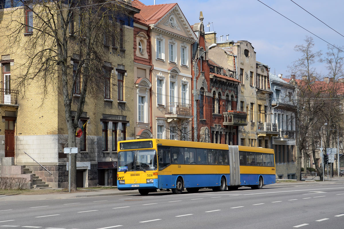 Литва, Mercedes-Benz O405G № 518