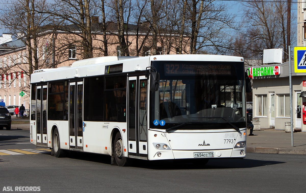 Санкт-Петербург, МАЗ-203.085 № 7793