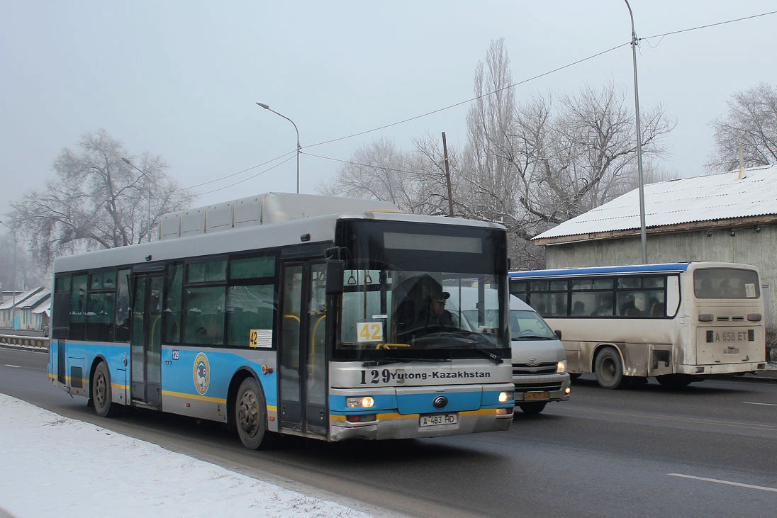 Алматы, Yutong ZK6120HGM № 129