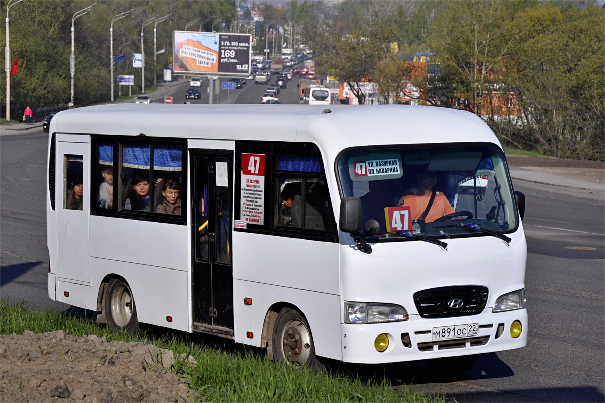 Алтайский край, Hyundai County SWB C08 (РЗГА) № М 891 ОС 22