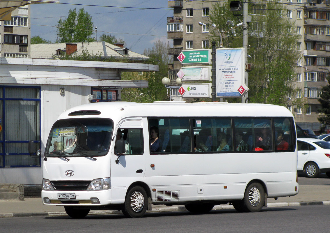 Нижегородская область, Hyundai County Kuzbass № А 002 ВУ 152