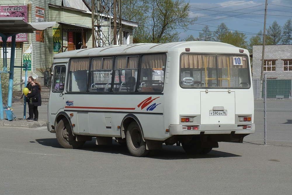 Свердловская область, ПАЗ-32054-07 № У 590 ЕН 96