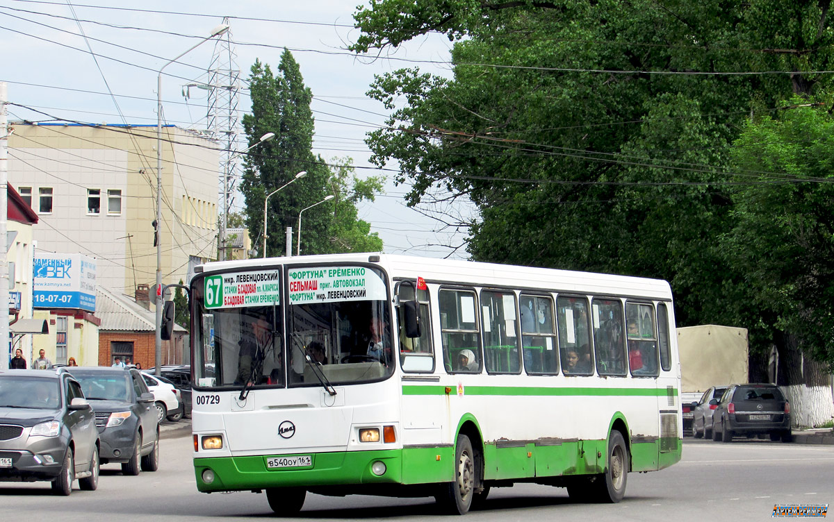 Ростовская область, ЛиАЗ-5256.45 № 00729