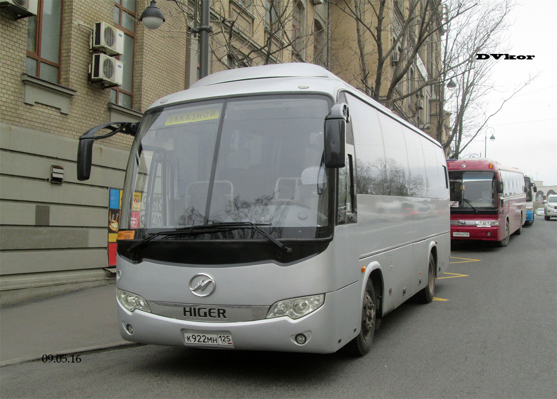 Приморский край, Higer KLQ6885Q № К 922 МН 125