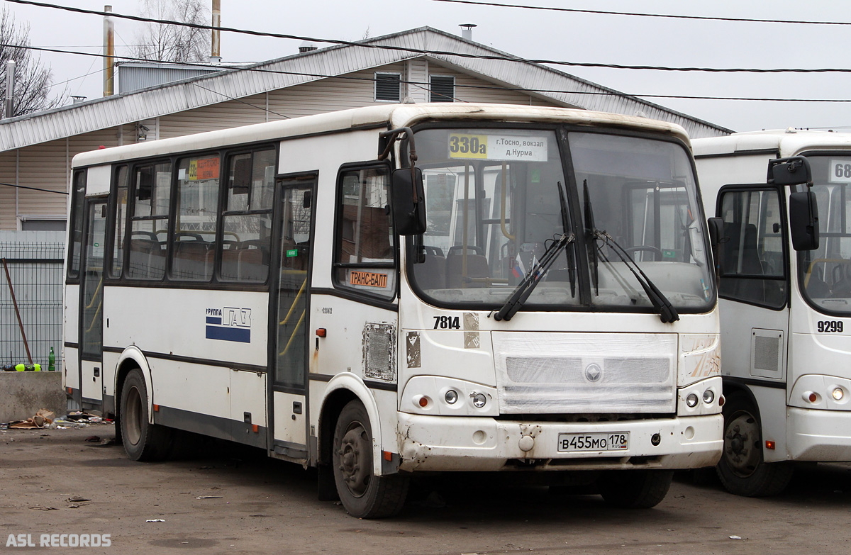 Ленинградская область, ПАЗ-320412-05 № 7814