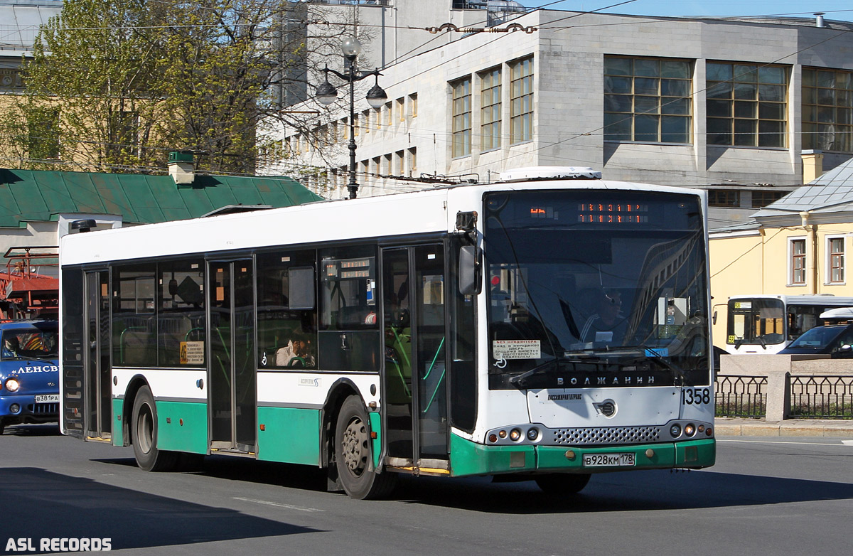 Санкт-Петербург, Волжанин-5270-20-06 "СитиРитм-12" № 1358