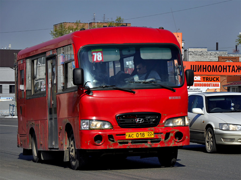 Алтайский край, Hyundai County SWB (ТагАЗ) № АС 018 22
