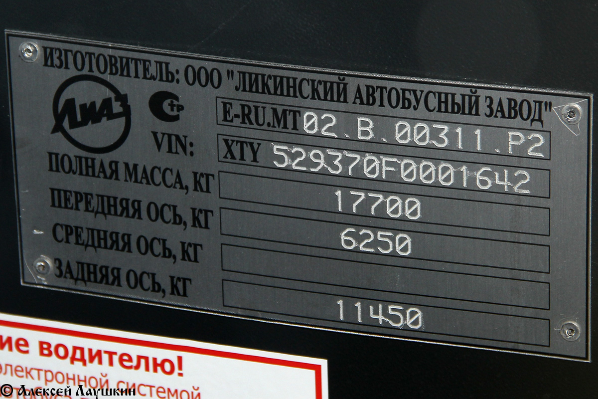 Воронежская область, ЛиАЗ-5293.70 № Х 598 АМ 136