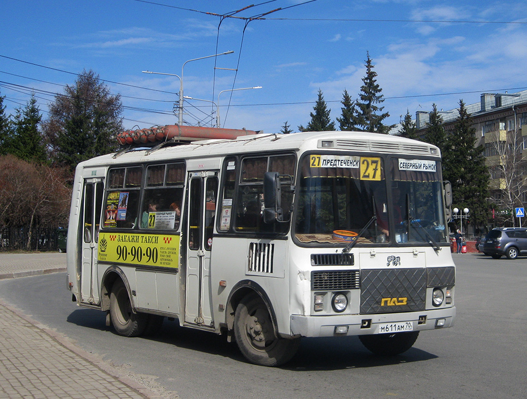 Томская область, ПАЗ-32054 № М 611 АМ 70