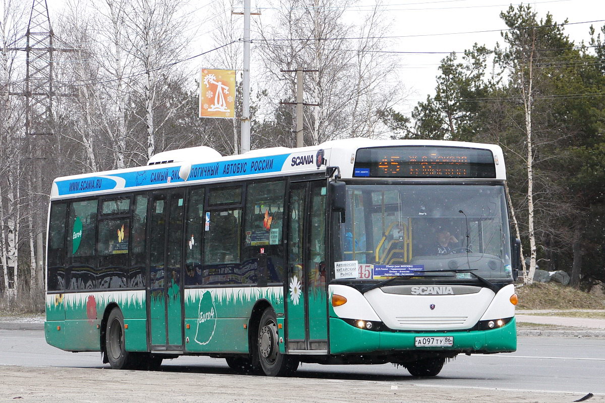 Ханты-Мансийский АО, Scania OmniLink II (Скания-Питер) № А 097 ТУ 86