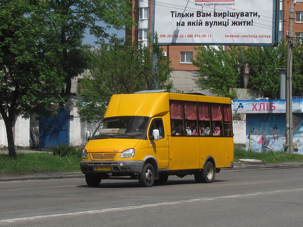 Полтавская область, Рута 22 № BI 3343 AA