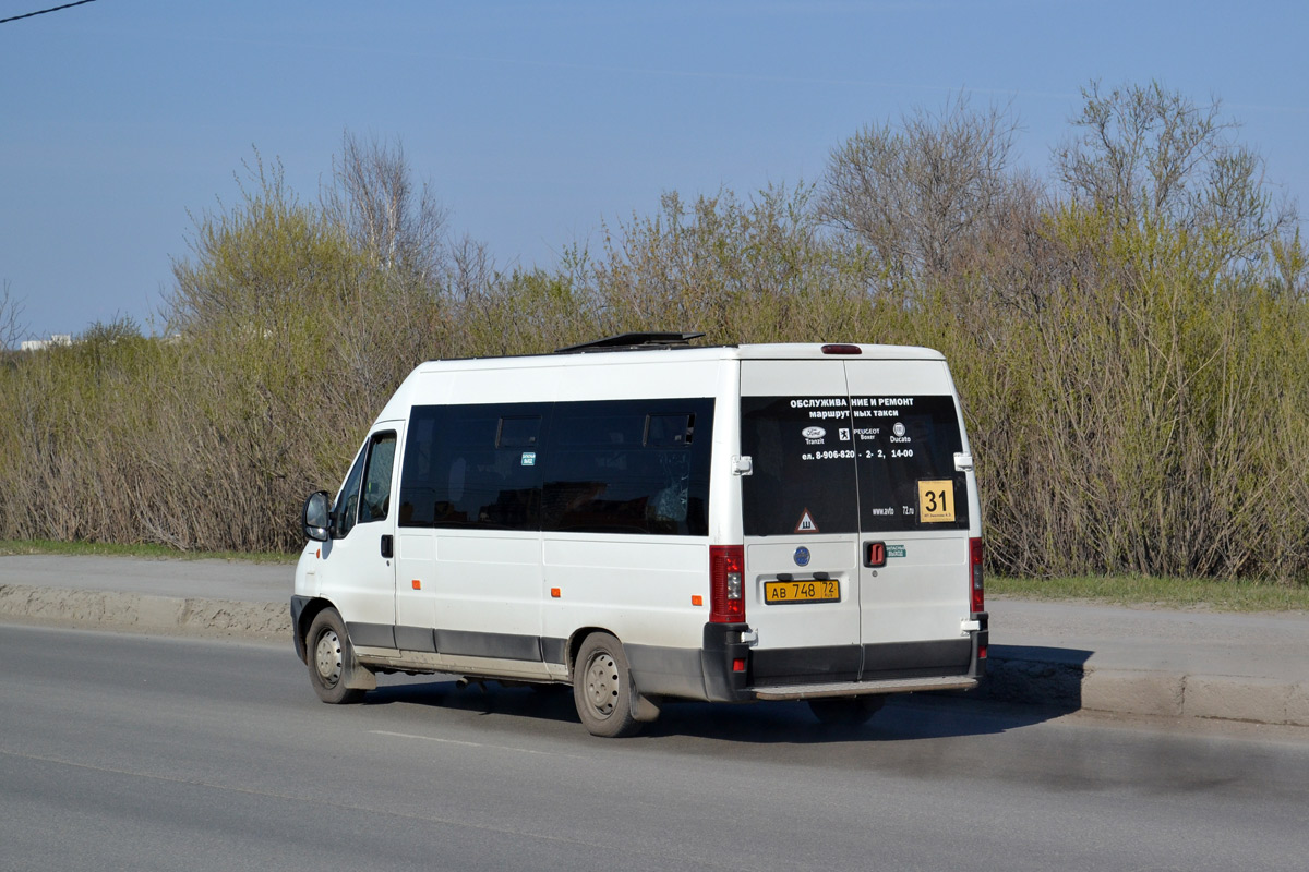 Тюменская область, FIAT Ducato 244 CSMMC, -RT № АВ 748 72