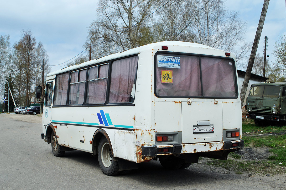 Нижегородская область, ПАЗ-32053 № Е 764 СВ 152