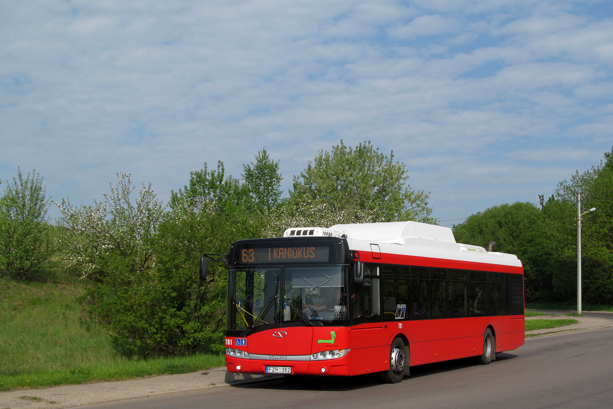 Литва, Solaris Urbino III 12 CNG № 781