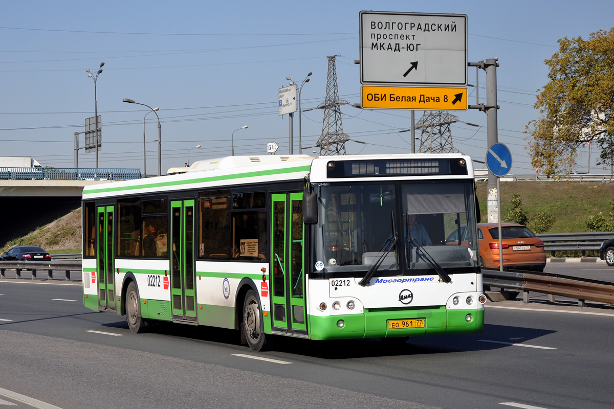 Moskau, LiAZ-5292.22 (2-2-2) Nr. 02212