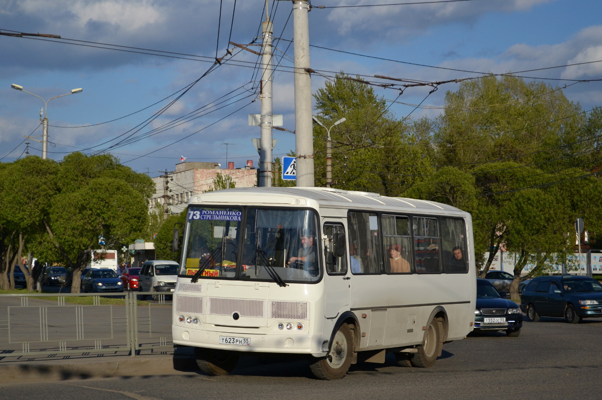 Omsk region, PAZ-32054 # 007