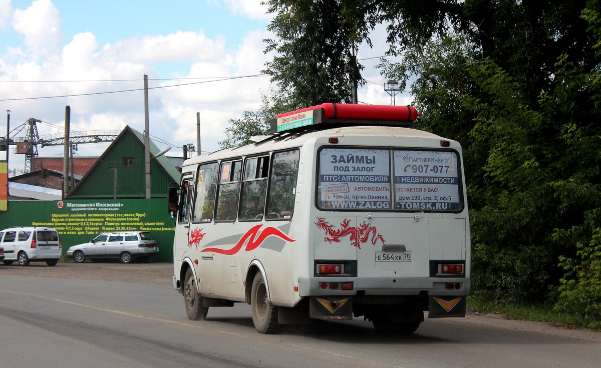 Томская область, ПАЗ-32054 № Е 564 ХК 70