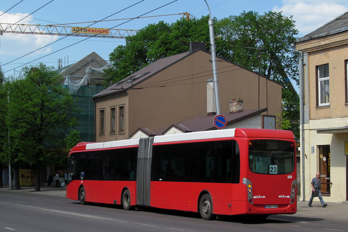 Литва, Van Hool New AG300 № 806