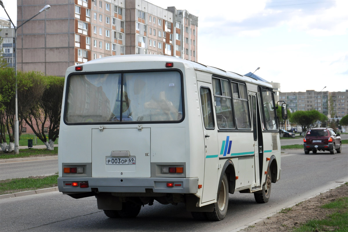 Тверская область, ПАЗ-32053 № Р 003 ОР 69