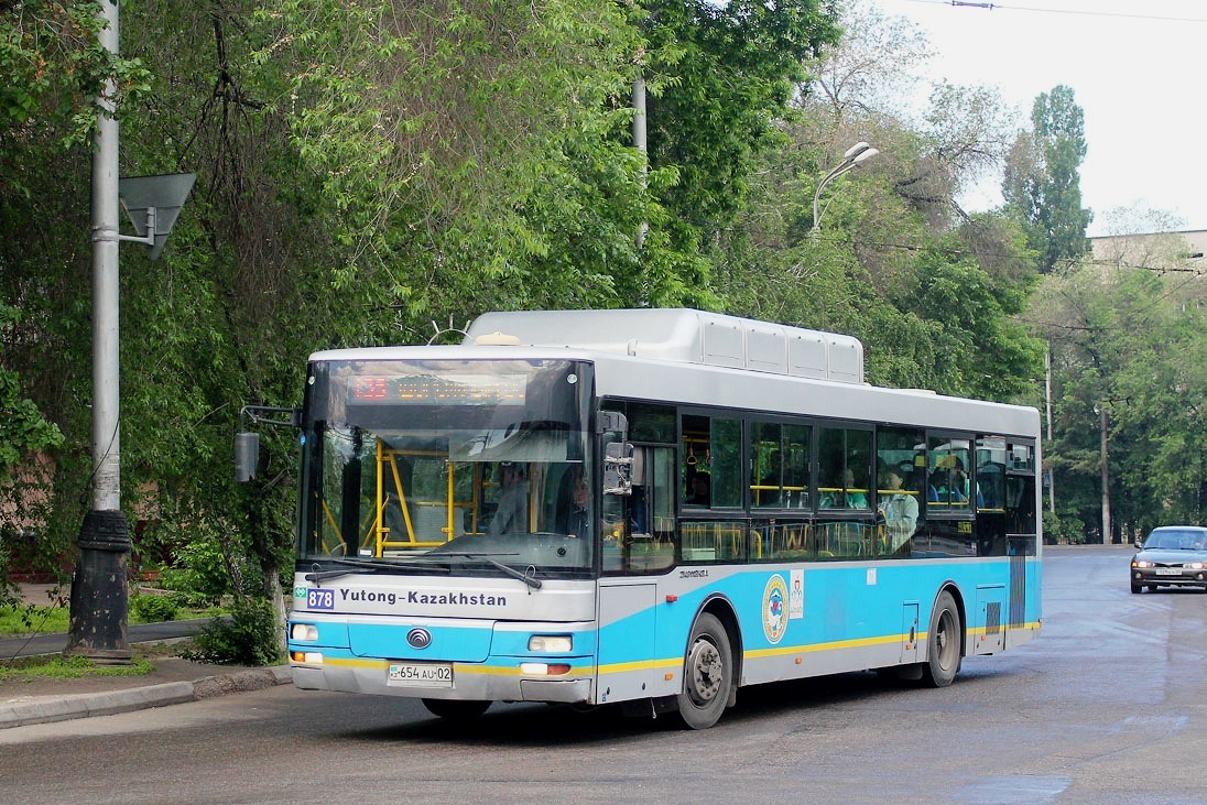 Алматы, Yutong ZK6118HGA № 878