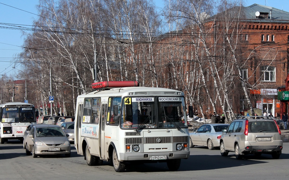 Томская область, ПАЗ-32054 № К 842 ЕМ 70