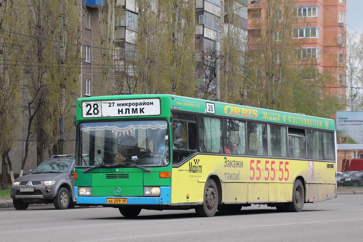 Липецкая область, Mercedes-Benz O405N № АЕ 209 48