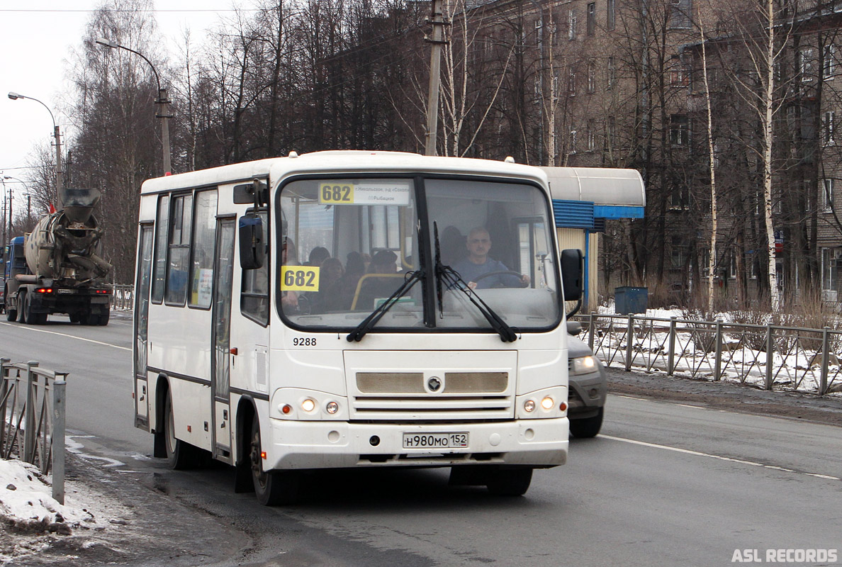 Ленинградская область, ПАЗ-320302-08 № 9288