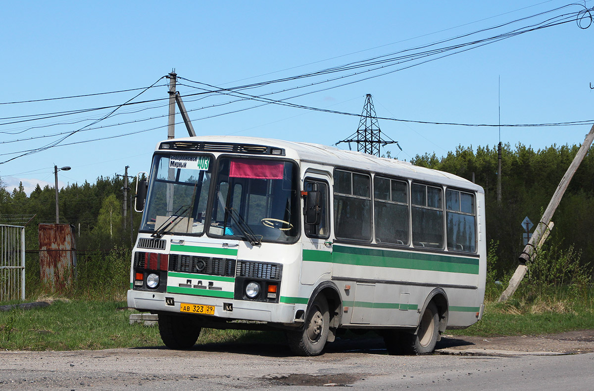 Архангельская область, ПАЗ-3205-110 № АВ 323 29