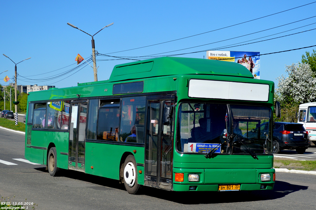 Владимирская область, MAN A15 NL232 CNG № ВМ 801 33