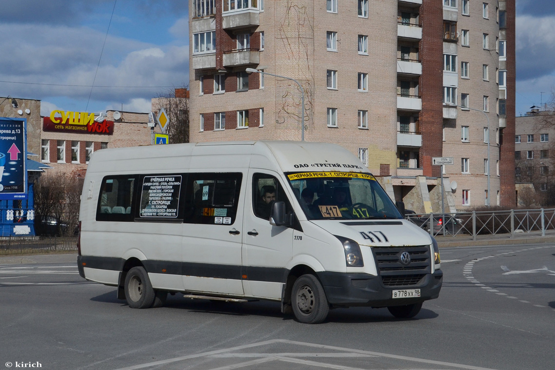 Санкт-Петербург, БТД-2219 (Volkswagen Crafter) № В 778 ХХ 98